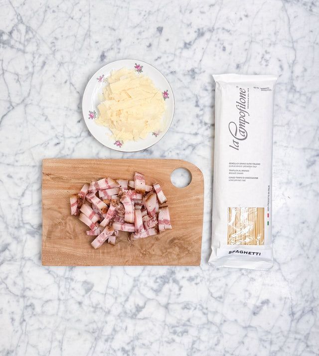 Kit Pasta Carbonara with Guanciale 