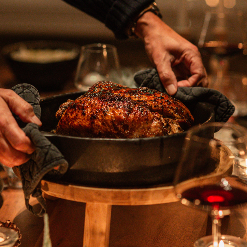 Opgevulde Kalkoen met klassieke farce