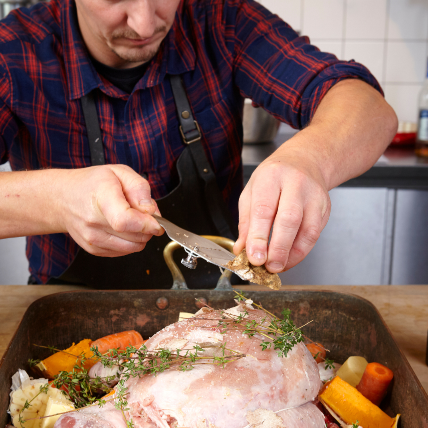 Opgevulde Kalkoen met klassieke farce