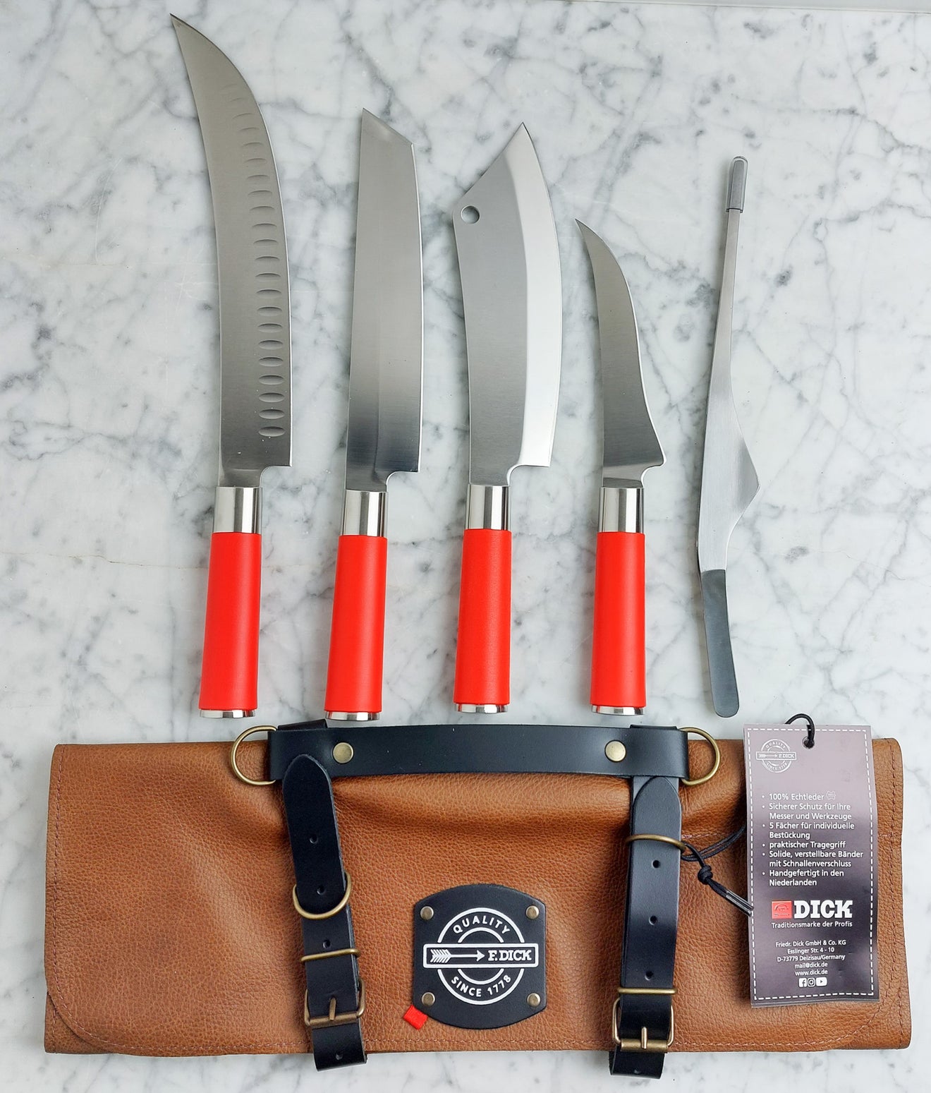 Five-piece knife set - F. Dick