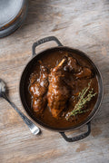 Rabbit with plums